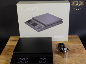 Felicita Parallel Plus cântar digital negru