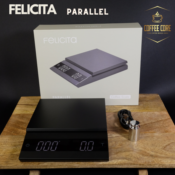 Felicita Parallel Plus cântar digital negru