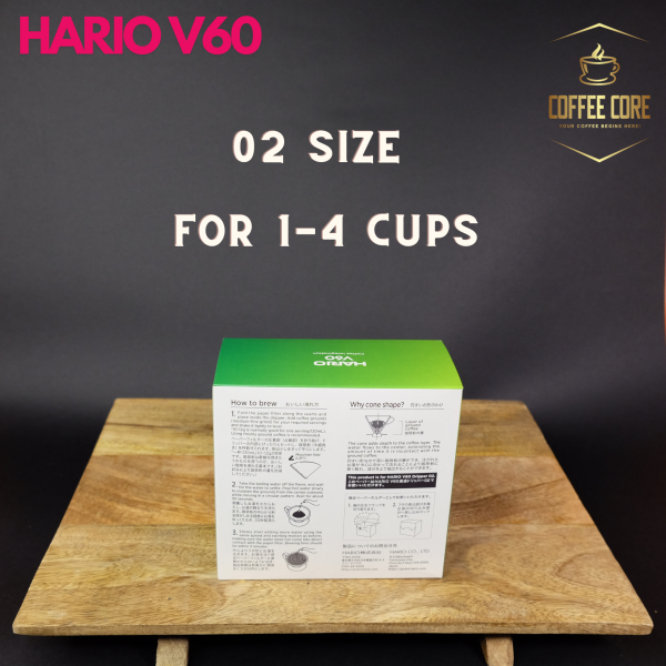 FIltre hartie espresoare HARIO VCF-02-100W, 100 bucati - imagine 2